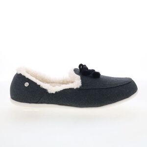 Spenco Womens Fireside Slipper Black Shoes (NWT)